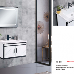 Tủ Lavabo Nhôm Aluminium JM-809